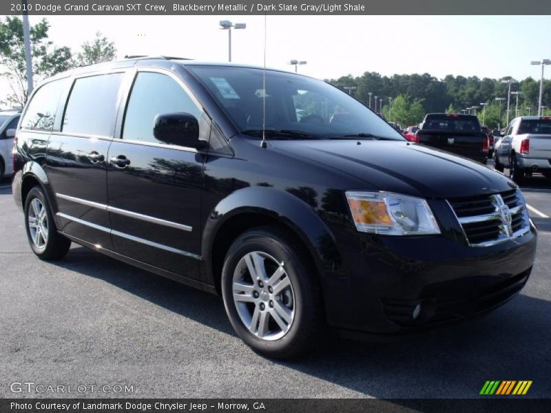Blackberry Metallic / Dark Slate Gray/Light Shale 2010 Dodge Grand Caravan SXT Crew