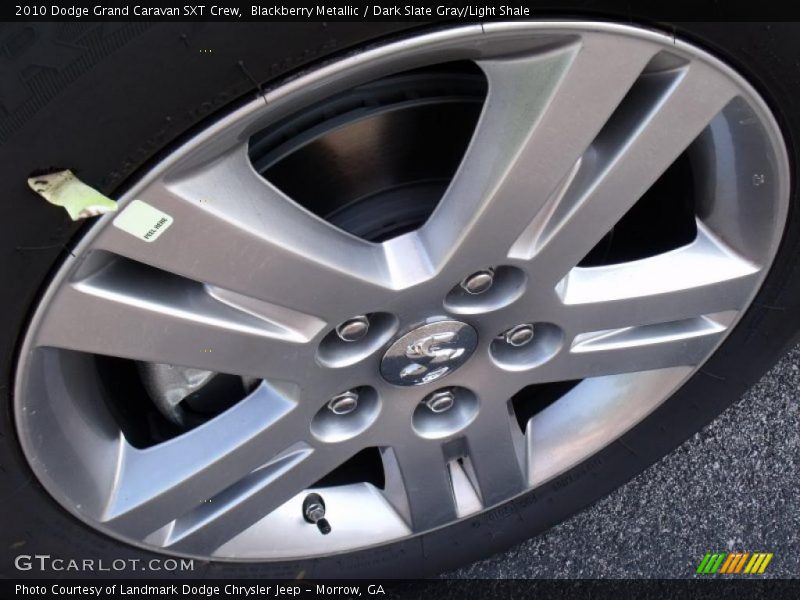 Blackberry Metallic / Dark Slate Gray/Light Shale 2010 Dodge Grand Caravan SXT Crew