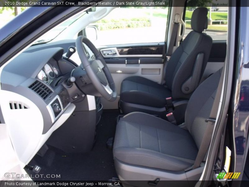 Blackberry Metallic / Dark Slate Gray/Light Shale 2010 Dodge Grand Caravan SXT Crew