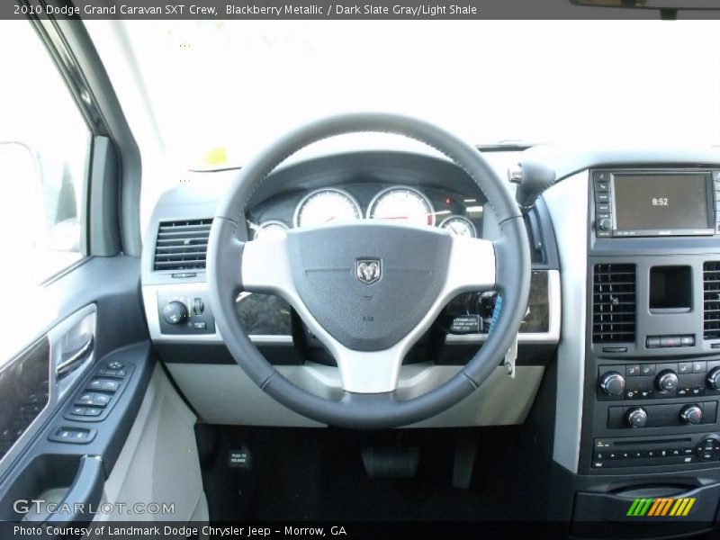 Blackberry Metallic / Dark Slate Gray/Light Shale 2010 Dodge Grand Caravan SXT Crew
