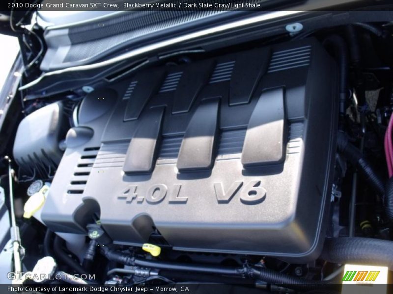 Blackberry Metallic / Dark Slate Gray/Light Shale 2010 Dodge Grand Caravan SXT Crew