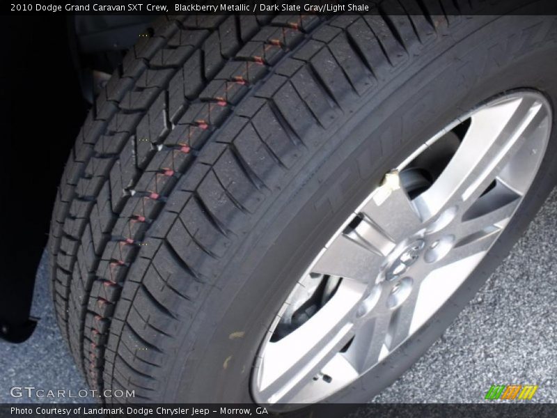 Blackberry Metallic / Dark Slate Gray/Light Shale 2010 Dodge Grand Caravan SXT Crew