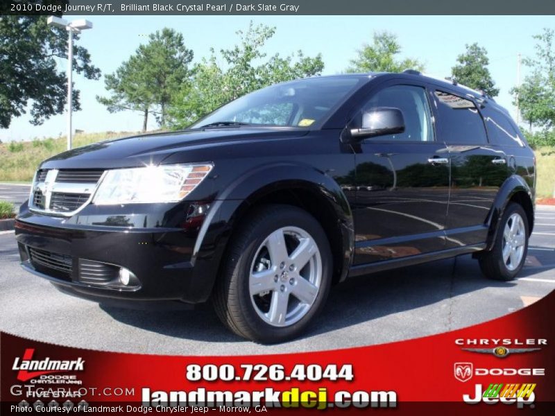 Brilliant Black Crystal Pearl / Dark Slate Gray 2010 Dodge Journey R/T