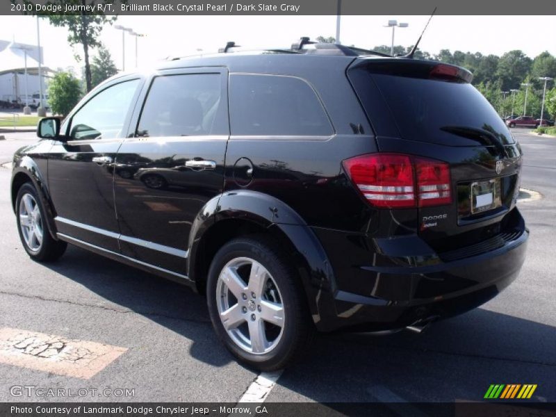 Brilliant Black Crystal Pearl / Dark Slate Gray 2010 Dodge Journey R/T