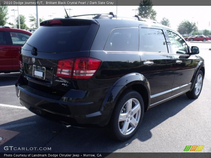 Brilliant Black Crystal Pearl / Dark Slate Gray 2010 Dodge Journey R/T