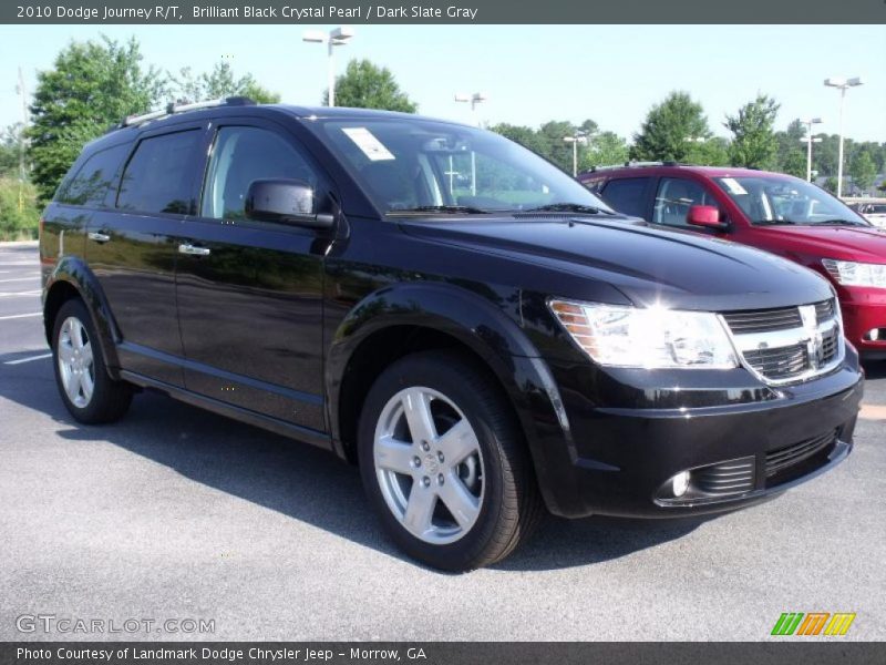 Brilliant Black Crystal Pearl / Dark Slate Gray 2010 Dodge Journey R/T