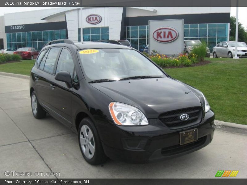 Shadow Black / Gray 2010 Kia Rondo LX