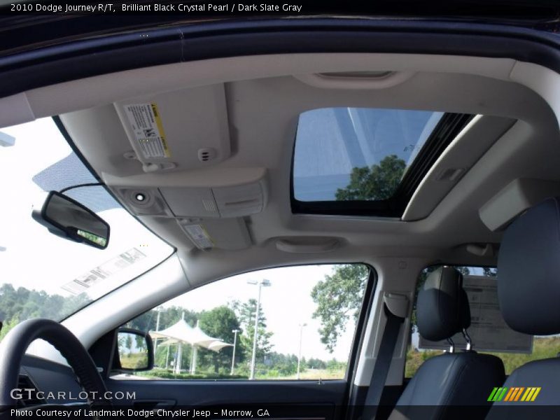 Brilliant Black Crystal Pearl / Dark Slate Gray 2010 Dodge Journey R/T