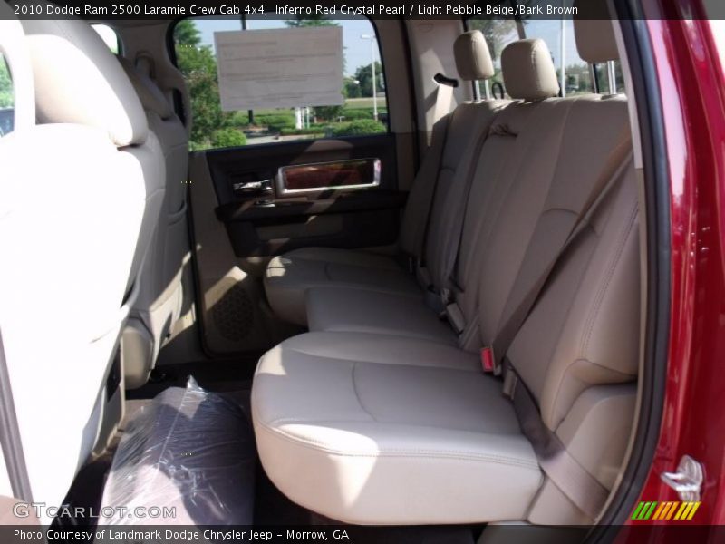 Inferno Red Crystal Pearl / Light Pebble Beige/Bark Brown 2010 Dodge Ram 2500 Laramie Crew Cab 4x4