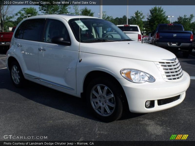 Stone White / Pastel Slate Gray 2010 Chrysler PT Cruiser Classic