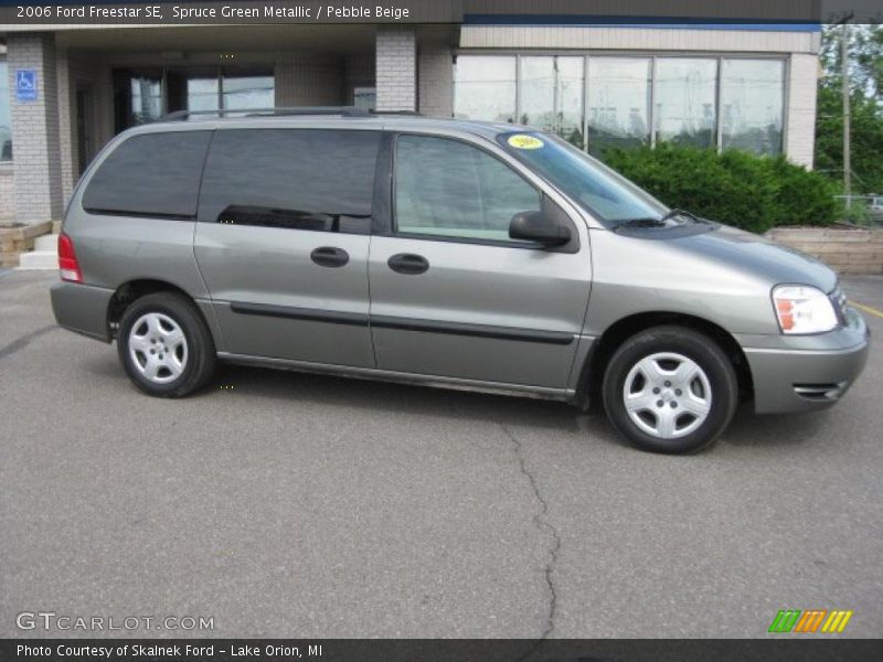 Spruce Green Metallic / Pebble Beige 2006 Ford Freestar SE