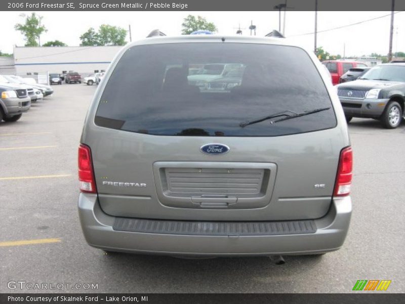 Spruce Green Metallic / Pebble Beige 2006 Ford Freestar SE