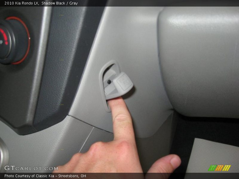 Shadow Black / Gray 2010 Kia Rondo LX
