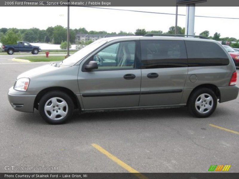 Spruce Green Metallic / Pebble Beige 2006 Ford Freestar SE