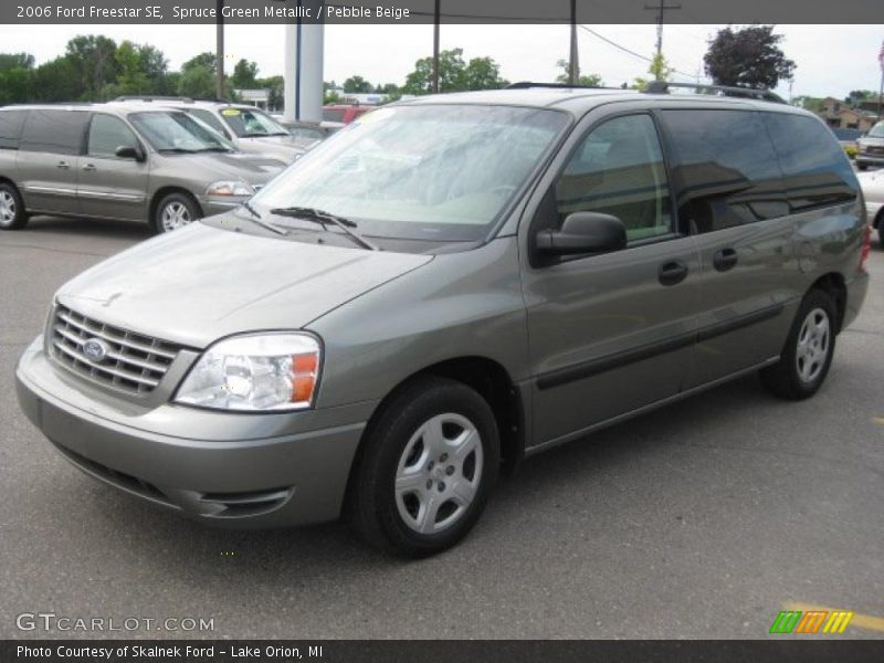 Spruce Green Metallic / Pebble Beige 2006 Ford Freestar SE