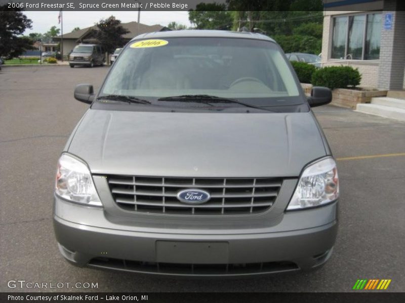 Spruce Green Metallic / Pebble Beige 2006 Ford Freestar SE