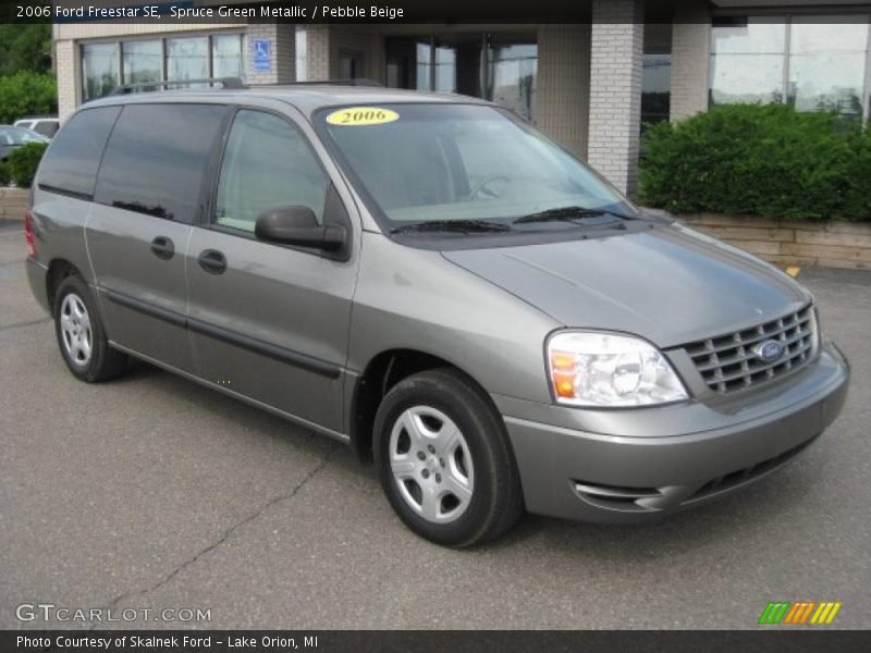 Spruce Green Metallic / Pebble Beige 2006 Ford Freestar SE