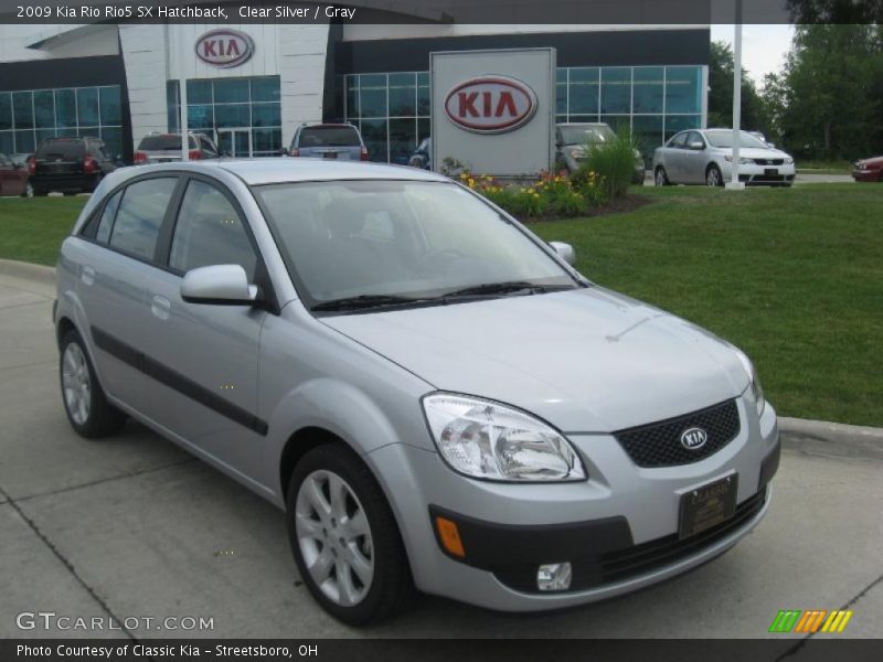 Clear Silver / Gray 2009 Kia Rio Rio5 SX Hatchback