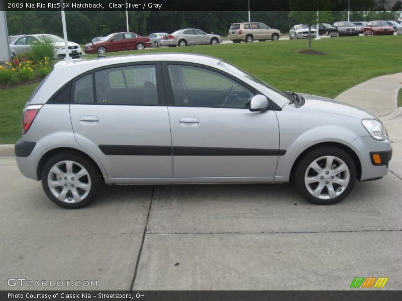 Clear Silver / Gray 2009 Kia Rio Rio5 SX Hatchback
