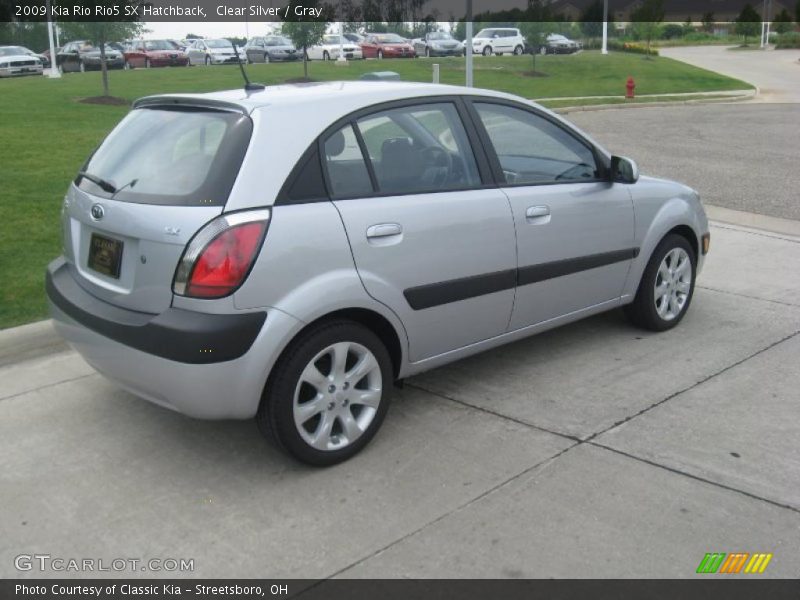 Clear Silver / Gray 2009 Kia Rio Rio5 SX Hatchback