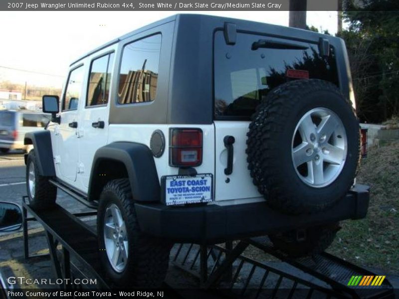 Stone White / Dark Slate Gray/Medium Slate Gray 2007 Jeep Wrangler Unlimited Rubicon 4x4