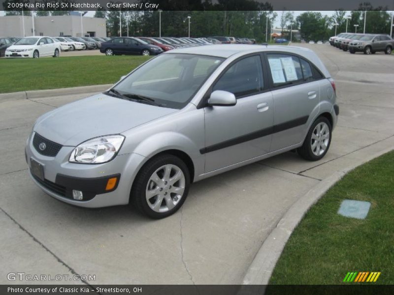 Clear Silver / Gray 2009 Kia Rio Rio5 SX Hatchback