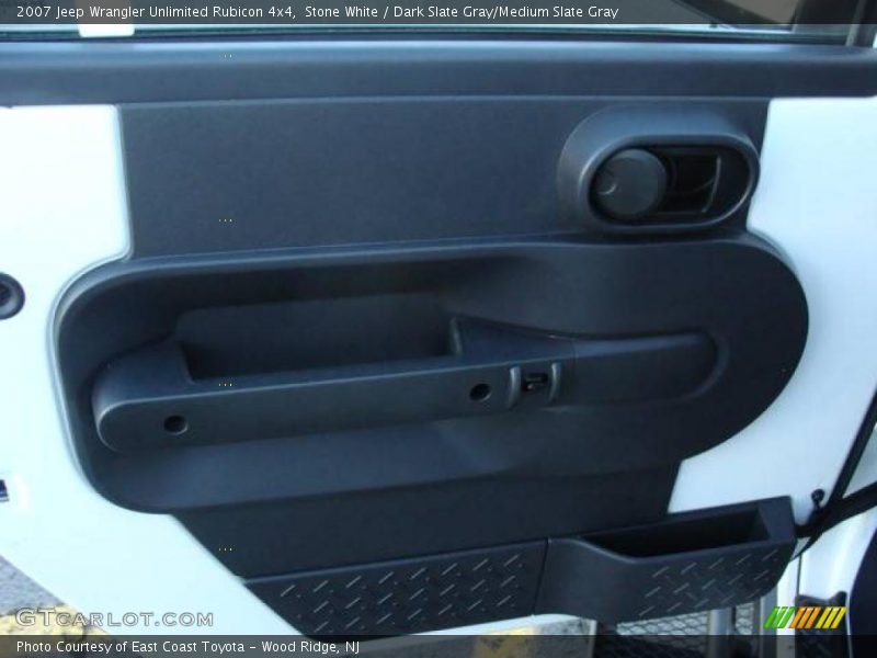 Stone White / Dark Slate Gray/Medium Slate Gray 2007 Jeep Wrangler Unlimited Rubicon 4x4