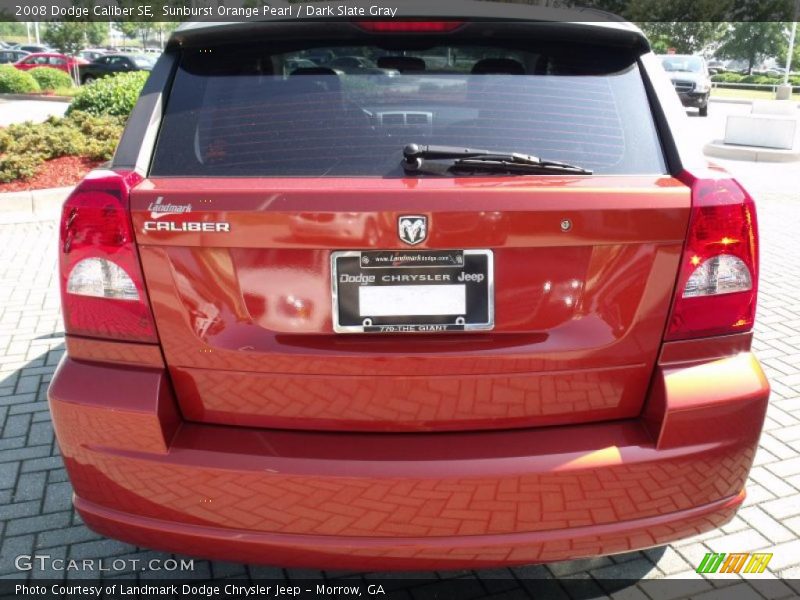 Sunburst Orange Pearl / Dark Slate Gray 2008 Dodge Caliber SE