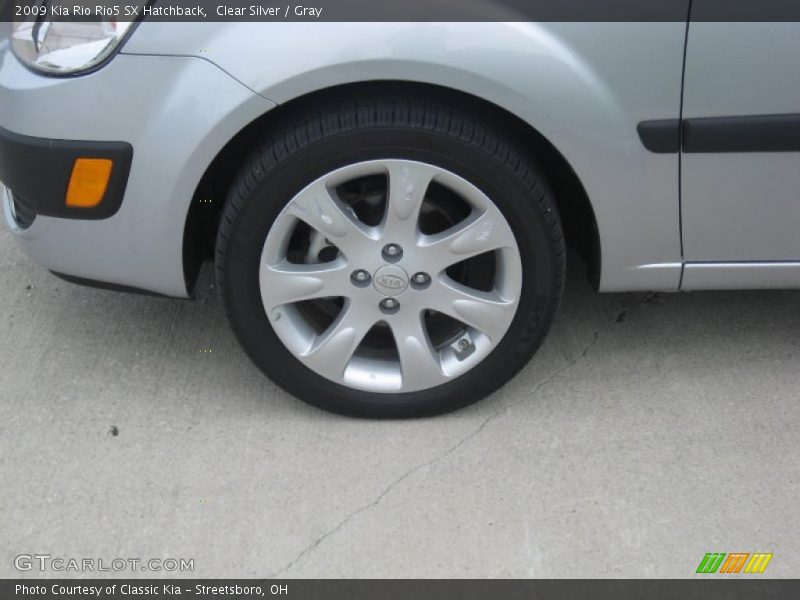 Clear Silver / Gray 2009 Kia Rio Rio5 SX Hatchback