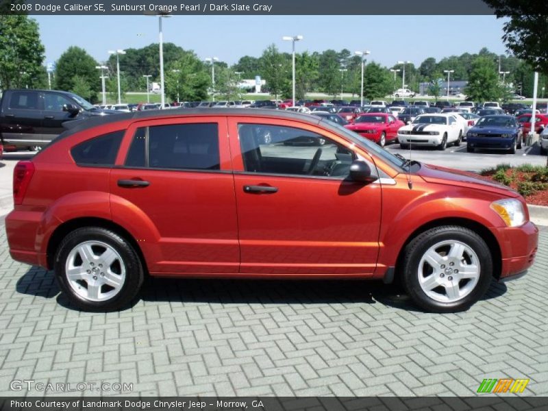 Sunburst Orange Pearl / Dark Slate Gray 2008 Dodge Caliber SE