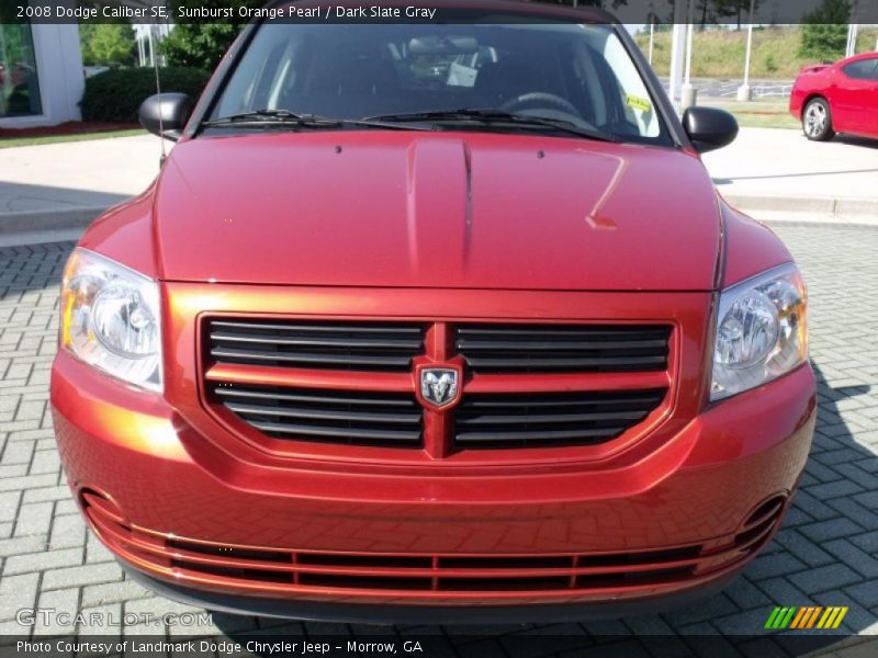 Sunburst Orange Pearl / Dark Slate Gray 2008 Dodge Caliber SE