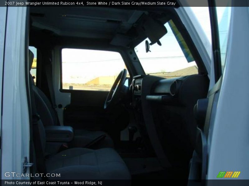 Stone White / Dark Slate Gray/Medium Slate Gray 2007 Jeep Wrangler Unlimited Rubicon 4x4