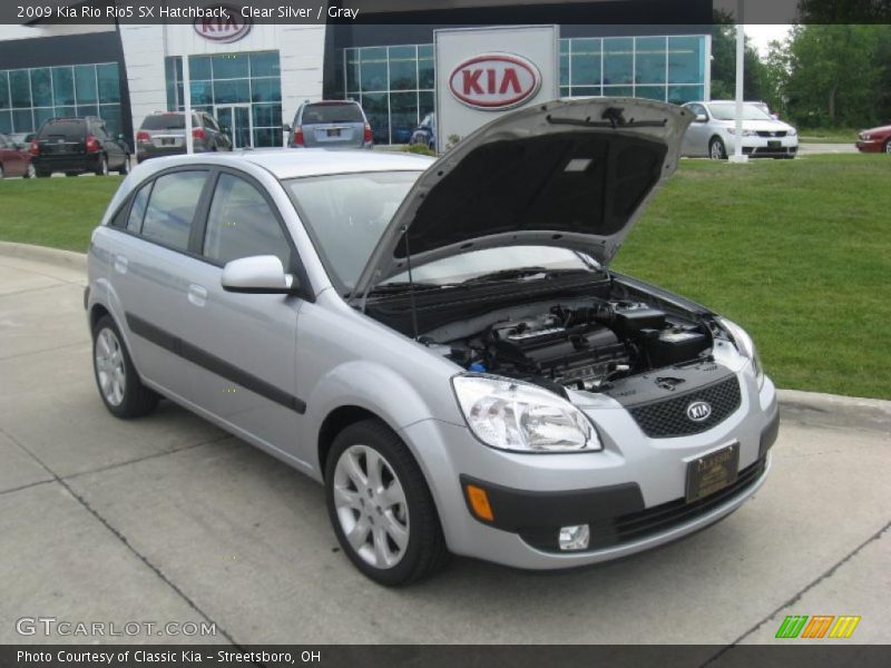 Clear Silver / Gray 2009 Kia Rio Rio5 SX Hatchback