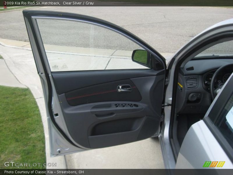 Clear Silver / Gray 2009 Kia Rio Rio5 SX Hatchback