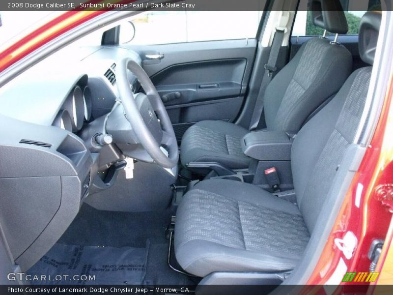 Sunburst Orange Pearl / Dark Slate Gray 2008 Dodge Caliber SE