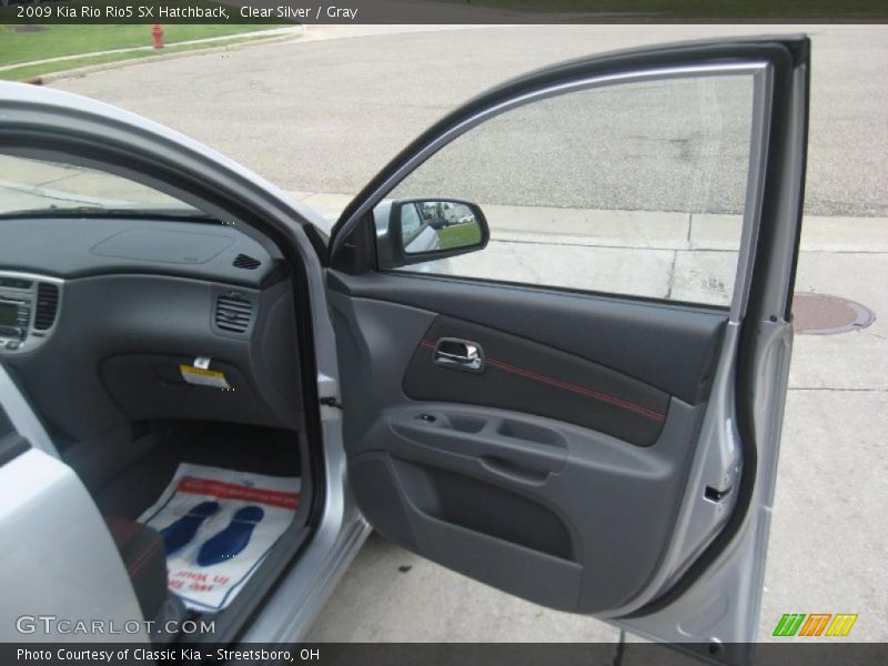 Clear Silver / Gray 2009 Kia Rio Rio5 SX Hatchback