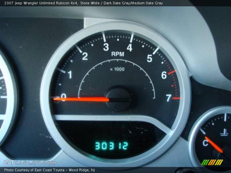 Stone White / Dark Slate Gray/Medium Slate Gray 2007 Jeep Wrangler Unlimited Rubicon 4x4