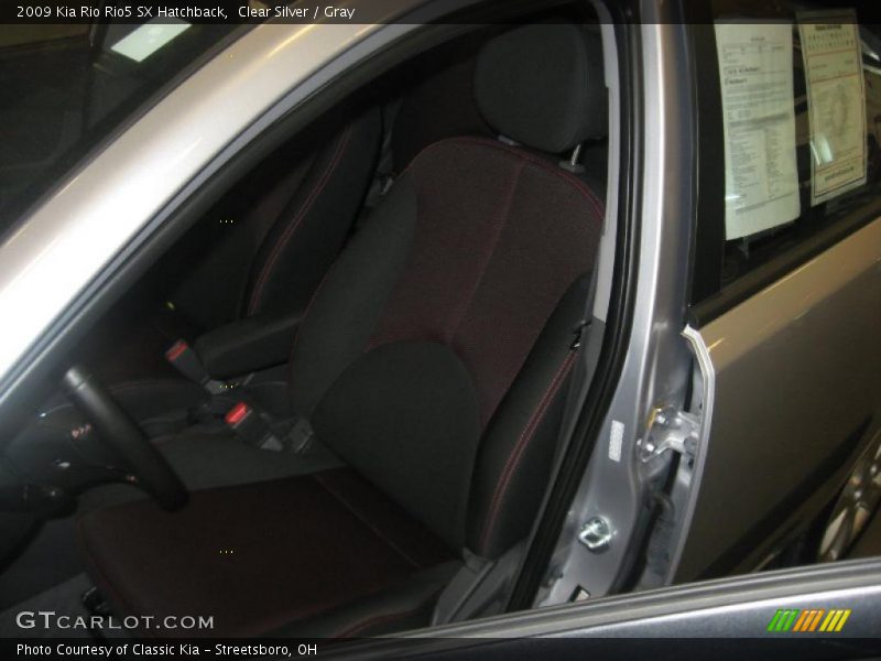 Clear Silver / Gray 2009 Kia Rio Rio5 SX Hatchback