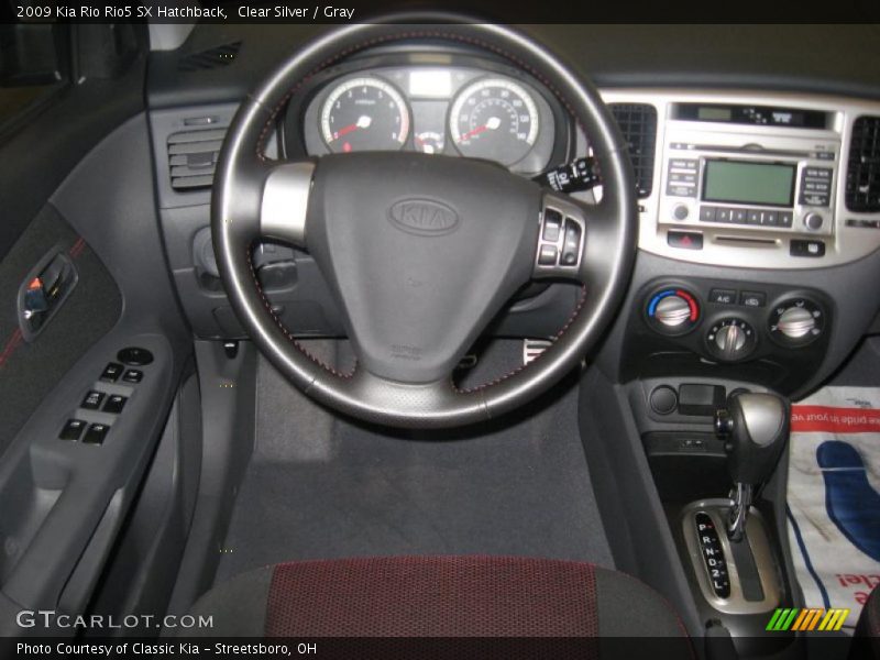 Clear Silver / Gray 2009 Kia Rio Rio5 SX Hatchback