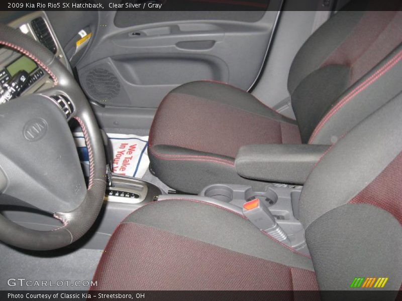 Clear Silver / Gray 2009 Kia Rio Rio5 SX Hatchback