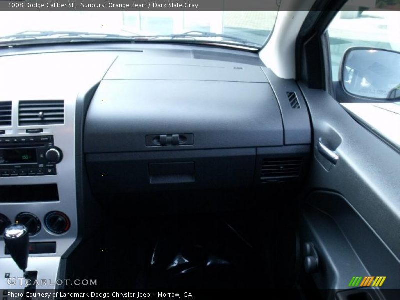 Sunburst Orange Pearl / Dark Slate Gray 2008 Dodge Caliber SE