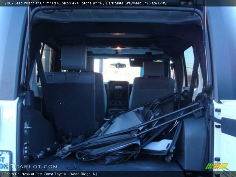 Stone White / Dark Slate Gray/Medium Slate Gray 2007 Jeep Wrangler Unlimited Rubicon 4x4