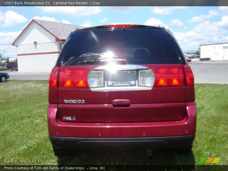 Cardinal Red Metallic / Gray 2007 Buick Rendezvous CX