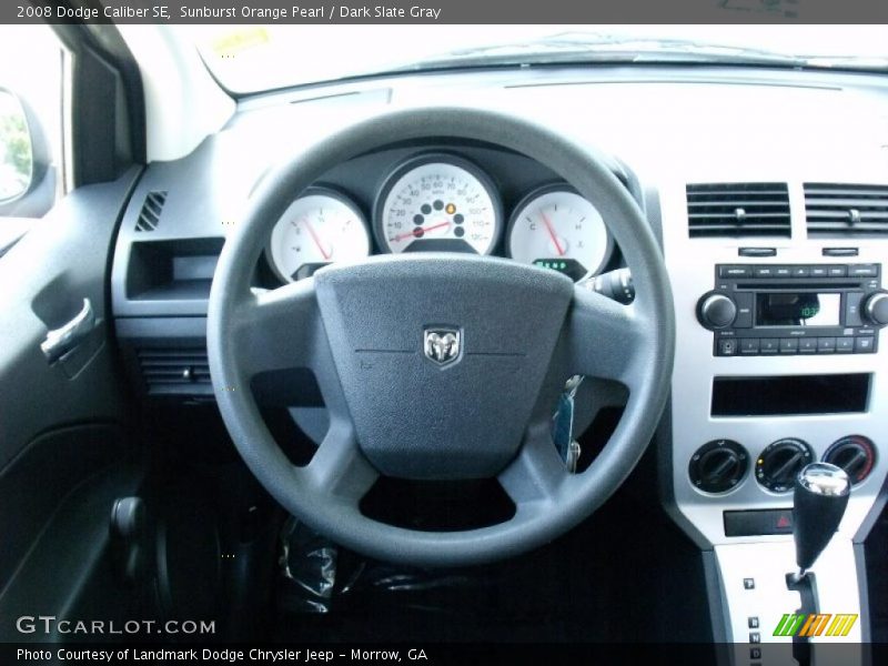Sunburst Orange Pearl / Dark Slate Gray 2008 Dodge Caliber SE