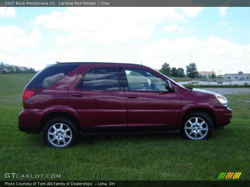 Cardinal Red Metallic / Gray 2007 Buick Rendezvous CX