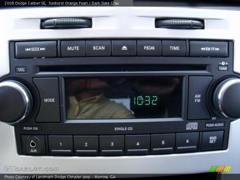 Sunburst Orange Pearl / Dark Slate Gray 2008 Dodge Caliber SE
