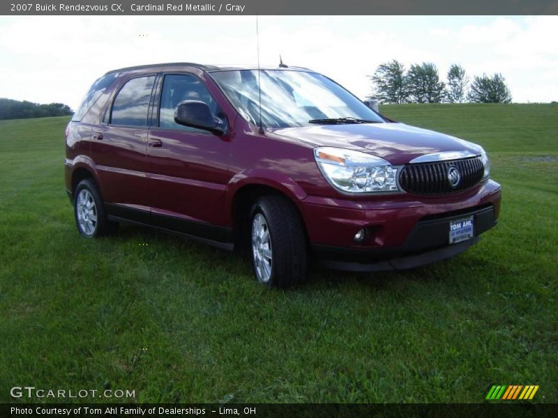 Cardinal Red Metallic / Gray 2007 Buick Rendezvous CX