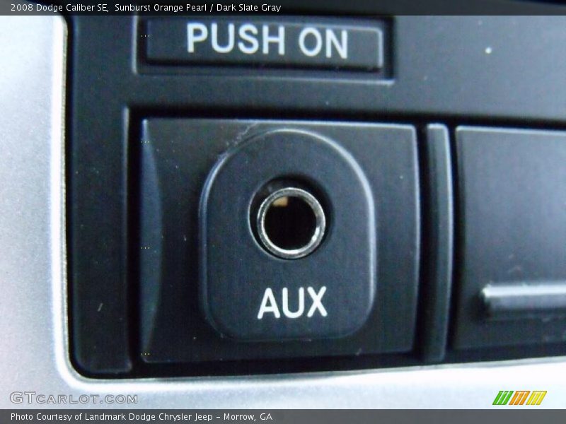 Sunburst Orange Pearl / Dark Slate Gray 2008 Dodge Caliber SE