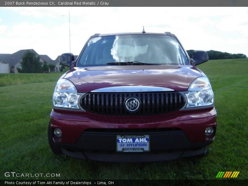 Cardinal Red Metallic / Gray 2007 Buick Rendezvous CX