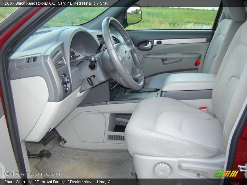 Cardinal Red Metallic / Gray 2007 Buick Rendezvous CX